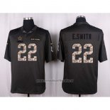 Camiseta NFL Anthracite Dallas Cowboys E.Smith 2016 Salute To Service