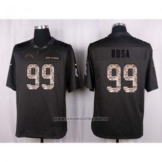 Camiseta NFL Anthracite San Diego Chargers Bosa 2016 Salute To Service