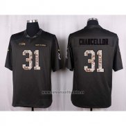 Camiseta NFL Anthracite Seattle Seahawks Chancellor 2016 Salute To Service