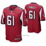 Camiseta NFL Game Atlanta Falcons 61 Matt Hennessy Rojo