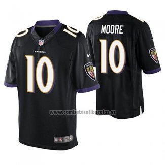 Camiseta NFL Game Baltimore Ravens Chris Moore Negro