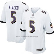 Camiseta NFL Game Baltimore Ravens Flacco Blanco