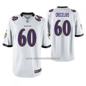 Camiseta NFL Game Baltimore Ravens Randin Crecelius Blanco