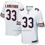 Camiseta NFL Game Chicago Bears Langford Blanco