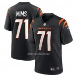 Camiseta NFL Game Cincinnati Bengals Amarius Mims 2024 NFL Draft First Round Pick Negro