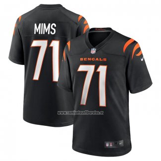 Camiseta NFL Game Cincinnati Bengals Amarius Mims 2024 NFL Draft First Round Pick Negro