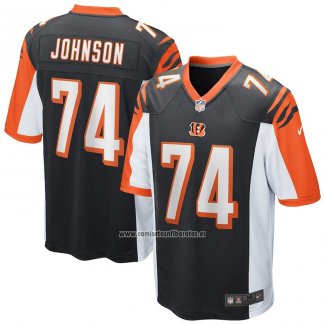 Camiseta NFL Game Cincinnati Bengals Fred Johnson Negro