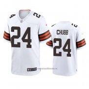 Camiseta NFL Game Cleveland Browns Nick Chubb 2020 Blanco