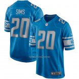 Camiseta NFL Game Detroit Lions Billy Sims Retired Azul