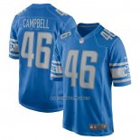 Camiseta NFL Game Detroit Lions Jack Campbell 2023 NFL Draft First Round Pick Azul