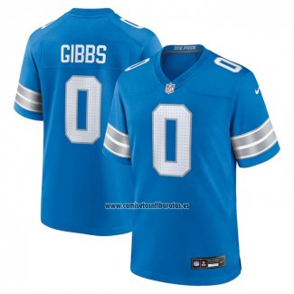 Camiseta NFL Game Detroit Lions Jahmyr Gibbs Azul