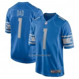 Camiseta NFL Game Detroit Lions Number 1 Dad Azul
