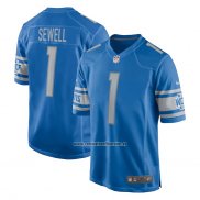 Camiseta NFL Game Detroit Lions Penei Sewell Azul