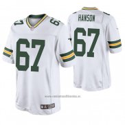 Camiseta NFL Game Green Bay Packers 67 Jake Hanson 2020 Blanco