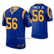 Camiseta NFL Game Los Angeles Rams 56 Dante Fowler Jr. Azul