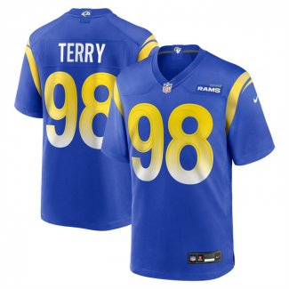 Camiseta NFL Game Los Angeles Rams Dajon Terry Royal