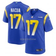 Camiseta NFL Game Los Angeles Rams Puka Nacua Primera Azul