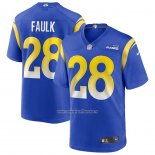 Camiseta NFL Game Los Angeles Rams Marshall Faulk Retired Azul