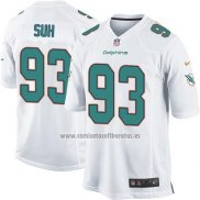 Camiseta NFL Game Miami Dolphins Suh Blanco