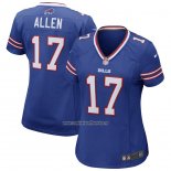 Camiseta NFL Game Mujer Buffalo Bills Josh Allen Azul