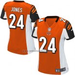 Camiseta NFL Game Mujer Cincinnati Bengals Jones Naranja