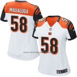 Camiseta NFL Game Mujer Cincinnati Bengals Maualuga Blanco