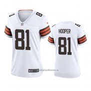 Camiseta NFL Game Mujer Cleveland Browns Austin Hooper 2020 Blanco