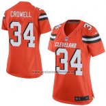 Camiseta NFL Game Mujer Cleveland Browns Crowell Naranja