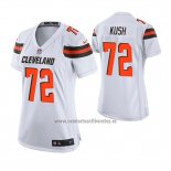 Camiseta NFL Game Mujer Cleveland Browns Eric Kush Blanco