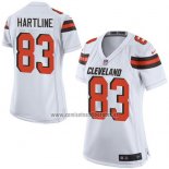Camiseta NFL Game Mujer Cleveland Browns Hartline Blanco