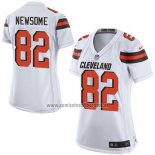 Camiseta NFL Game Mujer Cleveland Browns Newsome Blanco