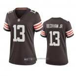 Camiseta NFL Game Mujer Cleveland Browns Odell Beckham Jr 2020 Marron