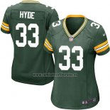 Camiseta NFL Game Mujer Green Bay Packers Hyde Verde Militar