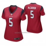 Camiseta NFL Game Mujer Houston Texans Aj Mccarron Rojo