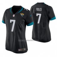 Camiseta NFL Game Mujer Jacksonville Jaguars Nick Foles Negro