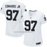 Camiseta NFL Game Mujer Las Vegas Raiders Edwaros Jr Blanco