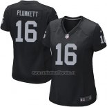 Camiseta NFL Game Mujer Las Vegas Raiders Plunkett Negro