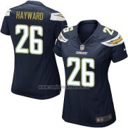 Camiseta NFL Game Mujer Los Angeles Chargers Hayward Negro