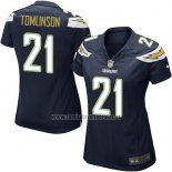 Camiseta NFL Game Mujer Los Angeles Chargers Tomlinson Negro