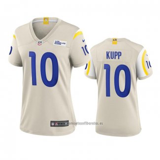 Camiseta NFL Game Mujer Los Angeles Rams Cooper Kupp 2020 Marfil