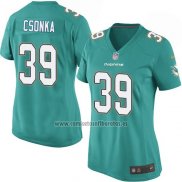 Camiseta NFL Game Mujer Miami Dolphins Csonka Verde