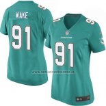 Camiseta NFL Game Mujer Miami Dolphins Wake Verde