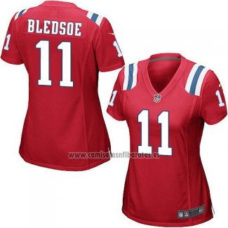Camiseta NFL Game Mujer New England Patriots Bledsoe Rojo