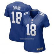 Camiseta NFL Game Mujer New York Giants C.j. Board Azul