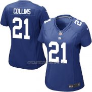 Camiseta NFL Game Mujer New York Giants Collins Azul