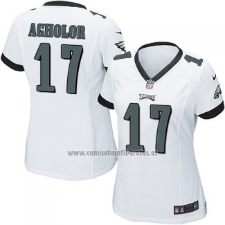 Camiseta NFL Game Mujer Philadelphia Eagles Agholor Blanco