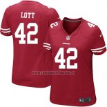 Camiseta NFL Game Mujer San Francisco 49ers Lott Rojo