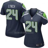 Camiseta NFL Game Mujer Seattle Seahawks Laych Azul Oscuro