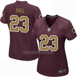 Camiseta NFL Game Mujer Washington Commanders Hall Marron