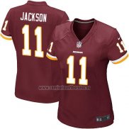 Camiseta NFL Game Mujer Washington Commanders Jackson Rojo